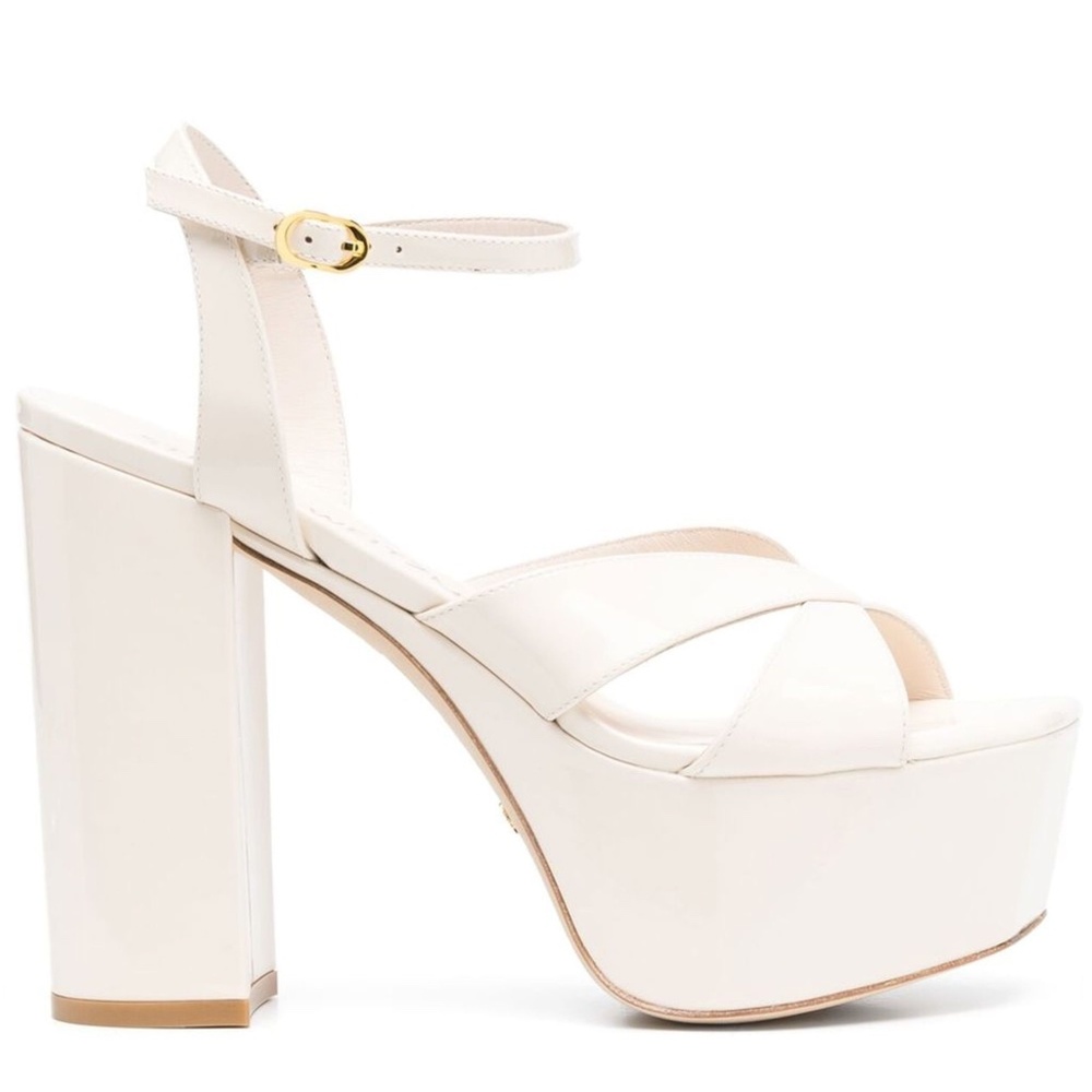 Staurt Weitzman Miami Squarehigh 140 Platform in Seashell